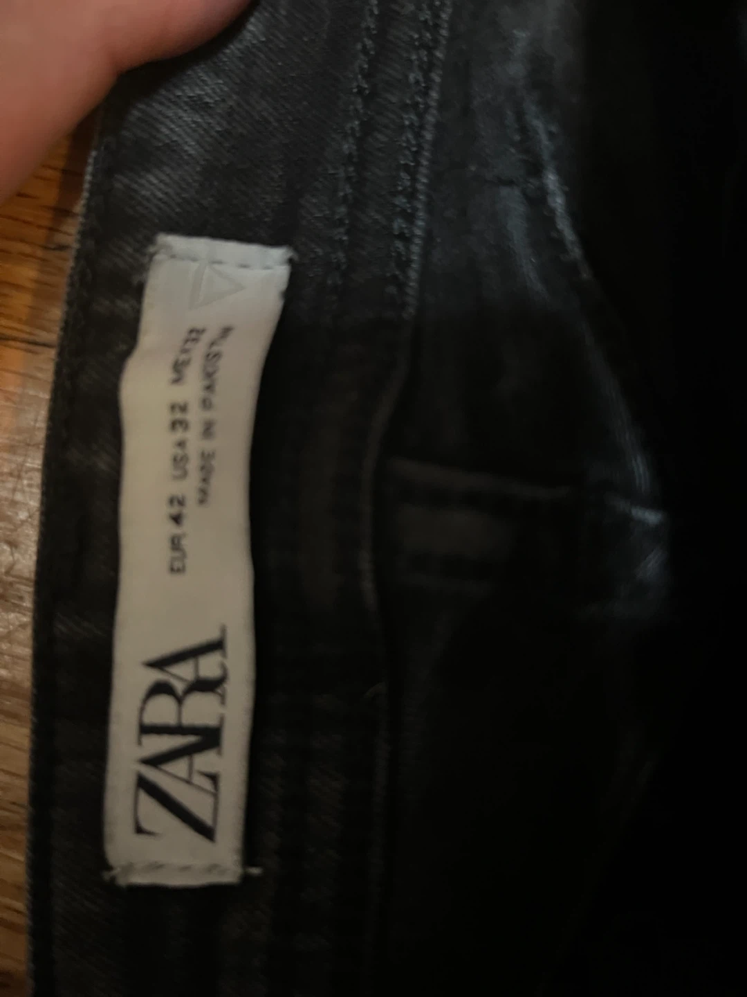 Zara black jeans, size 32 - photo 3