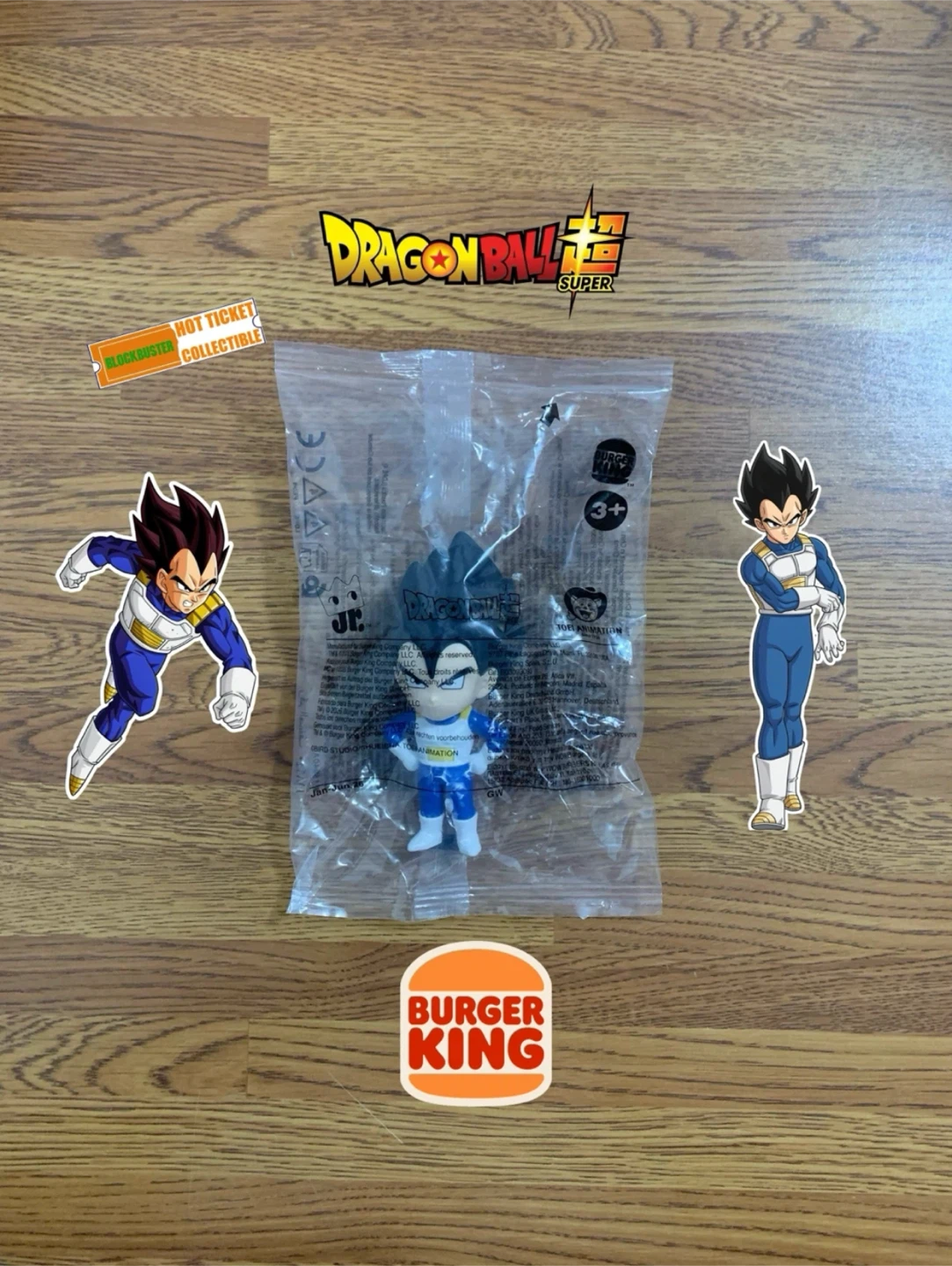 Burger King | Dragon Ball Super King Jr. Meal Toy (Vegeta)