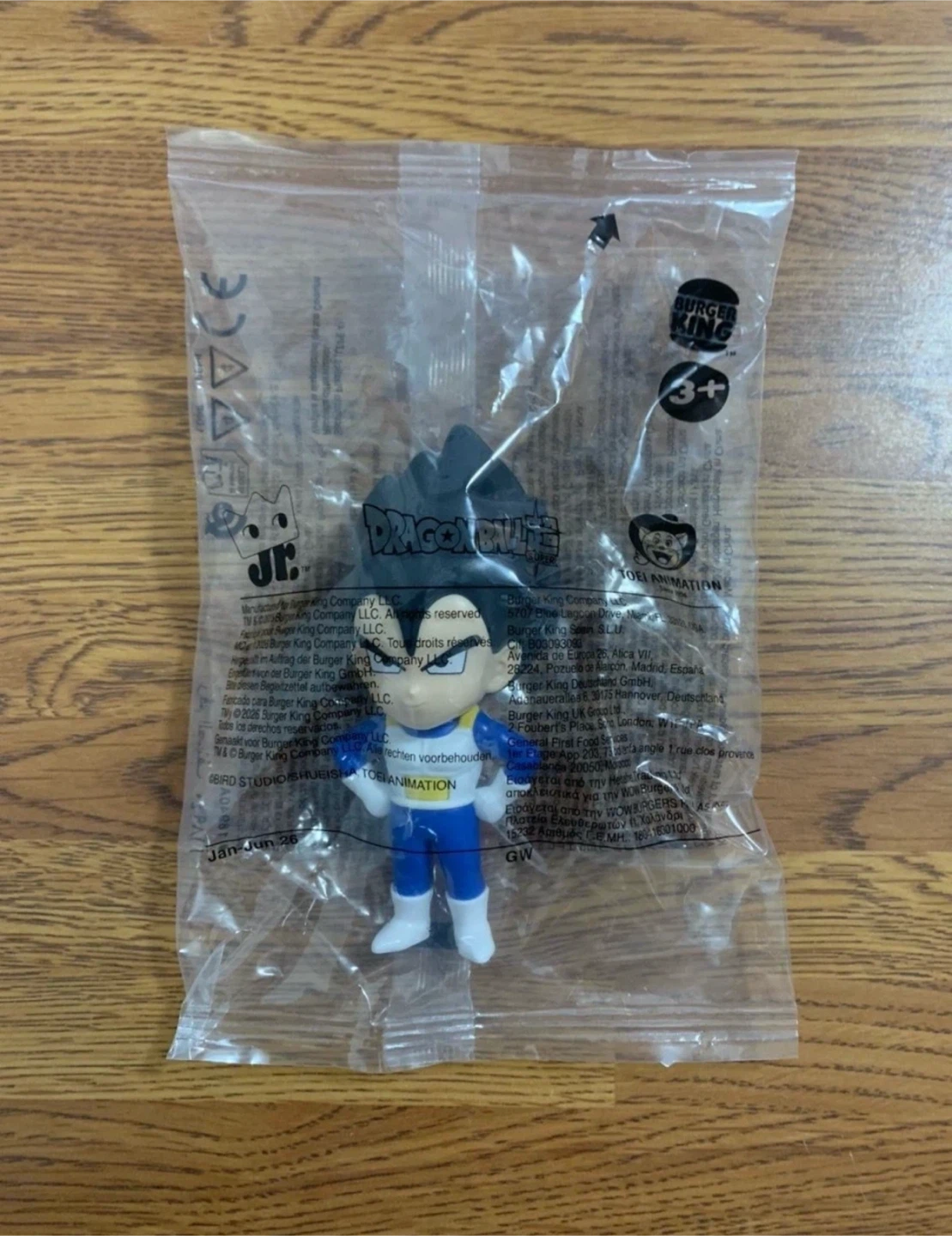 Burger King | Dragon Ball Super King Jr. Meal Toy (Vegeta) - photo 2