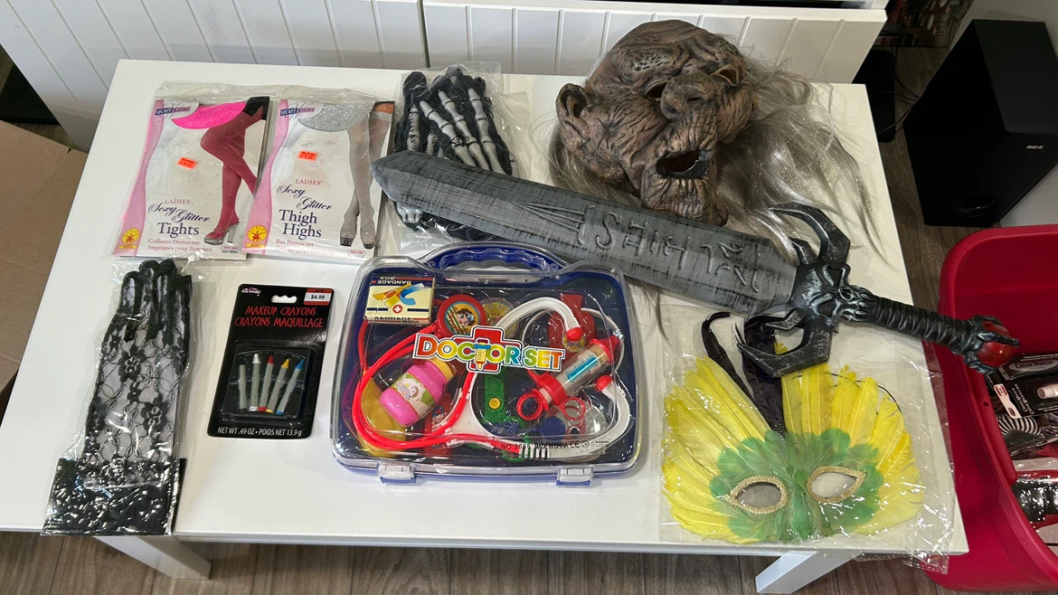 Large box of Halloween Costume and Accessory Bundle - photo 4