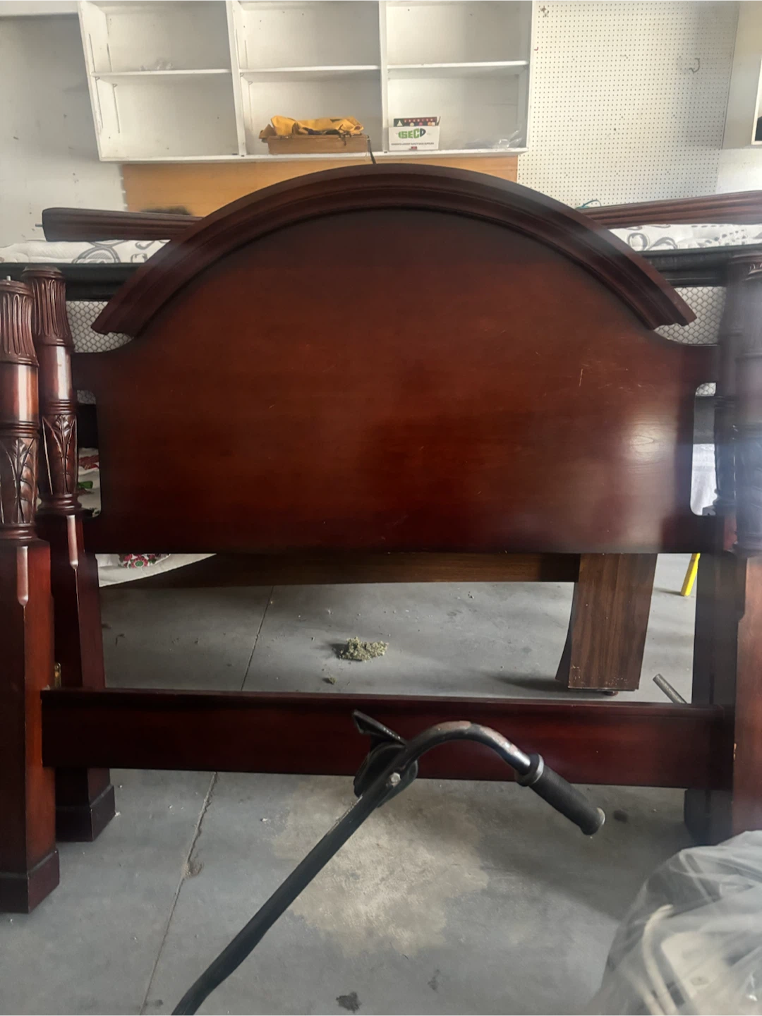 Dark Wood Bed Frame