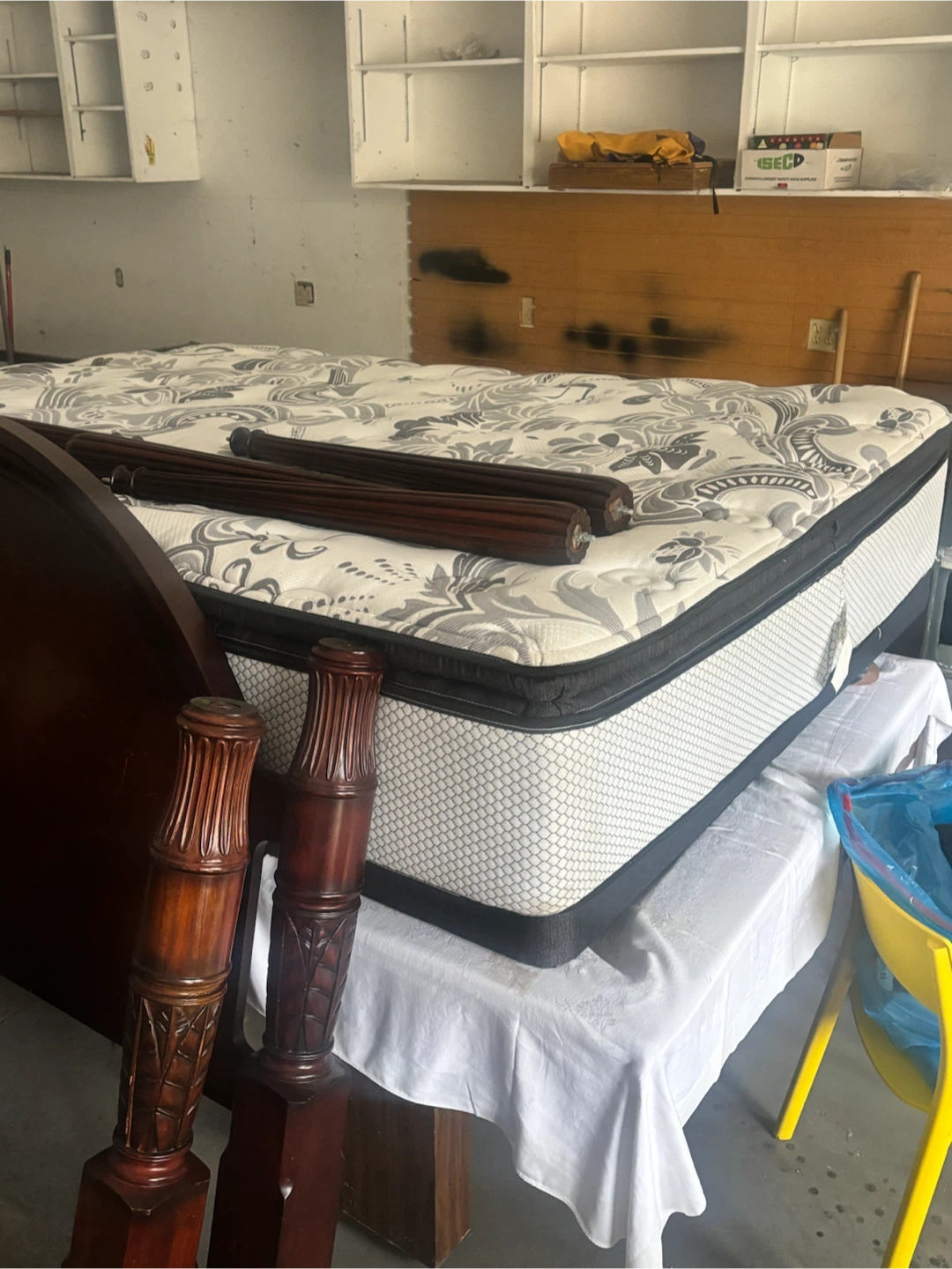 Dark Wood Bed Frame - photo 4
