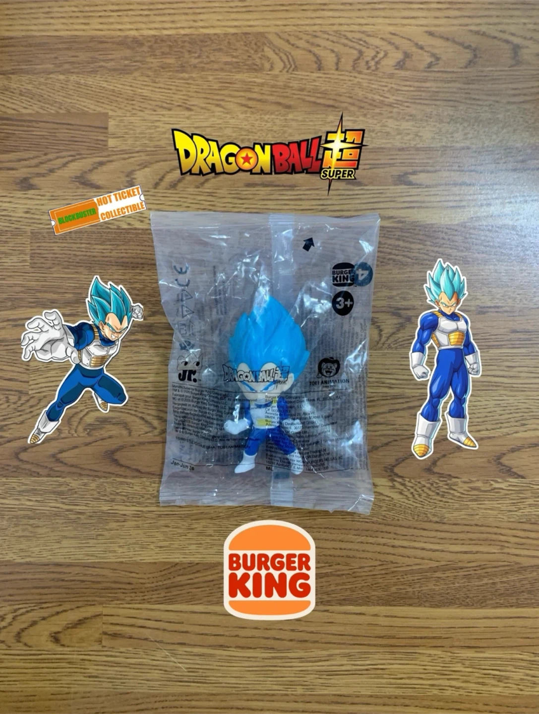 Burger King | Dragon Ball Super King Jr… (Super… Vegeta)
