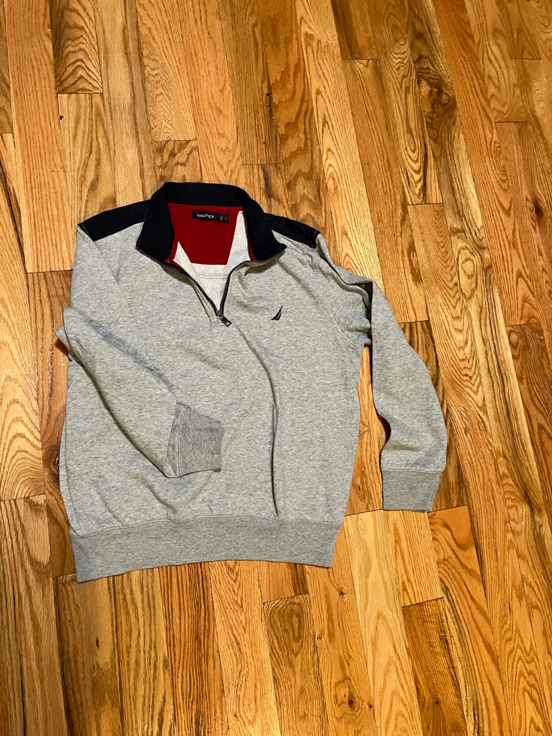 Nautica Gray Quarter-Zip Pullover - photo 2