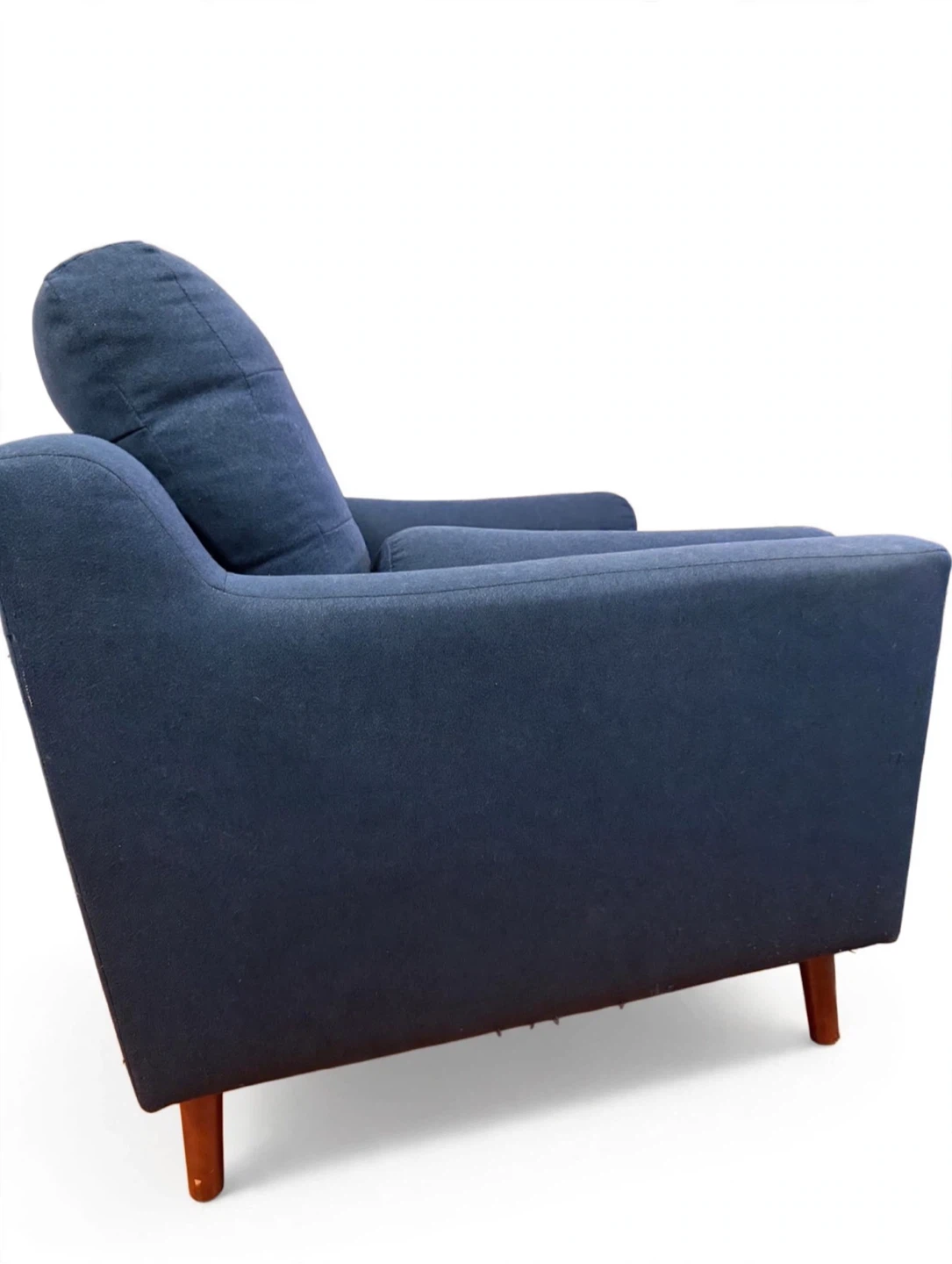 SOFI SELMA Navy Accent Chair w/ Bolsters - $200 Can Disassemble - photo 2