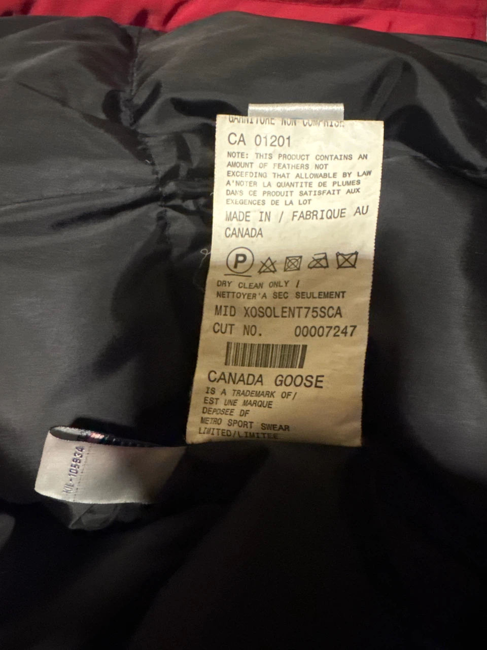 Canada Goose Red Down Parka - photo 4