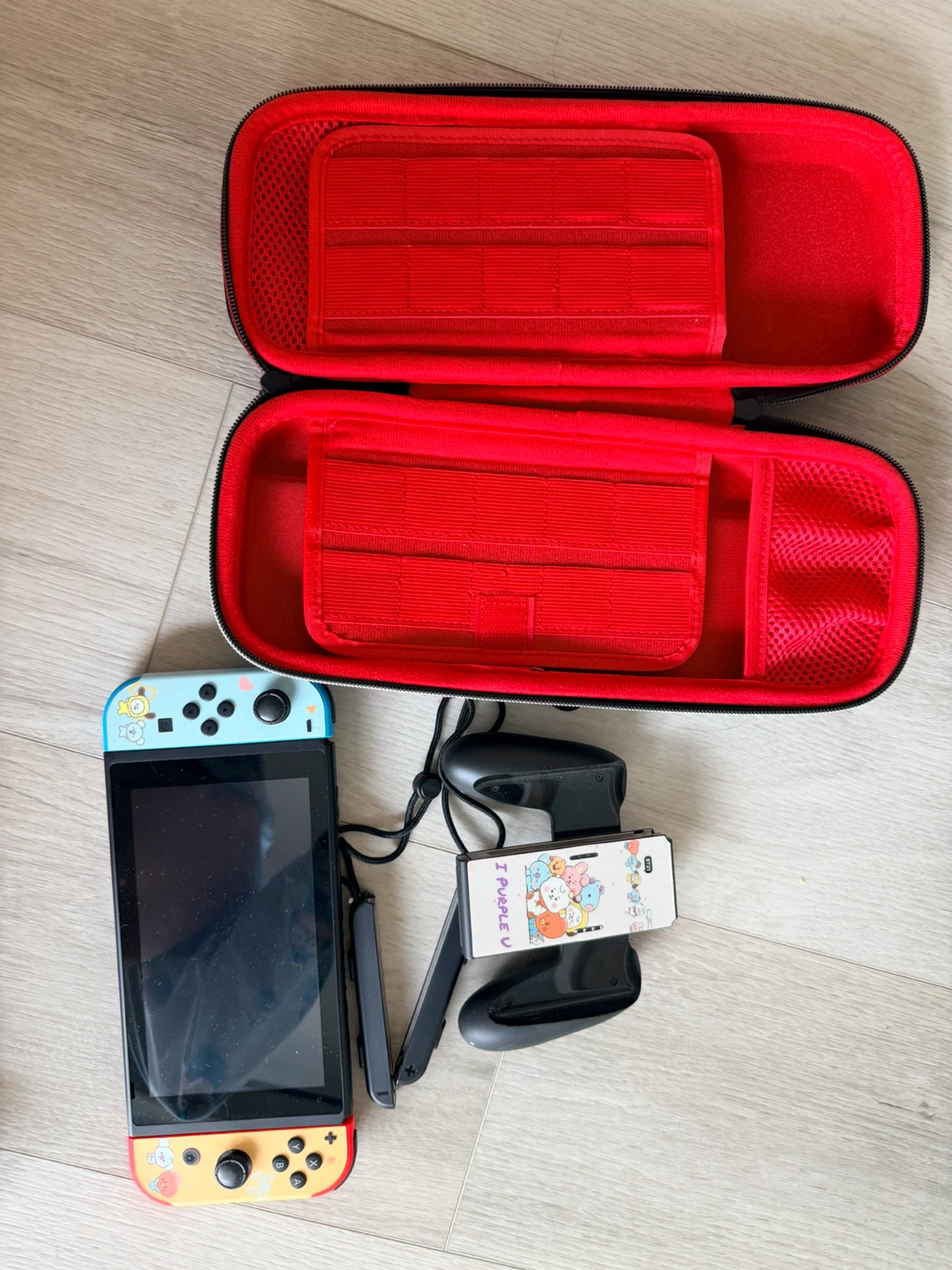 Nintendo Switch Console with BT21 Case