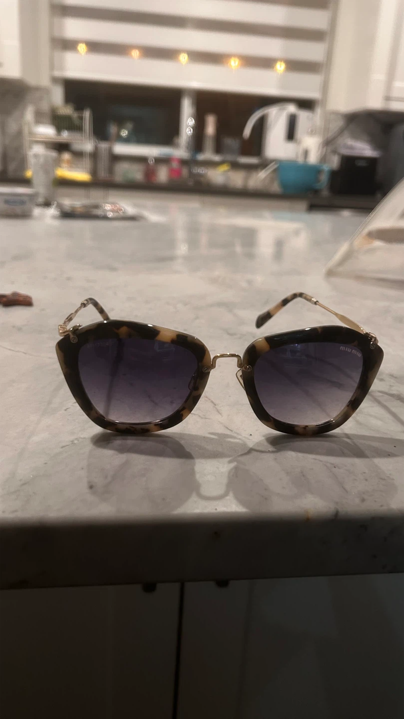 Miu Miu Noir Cat-Eye Sunglasses - photo 2