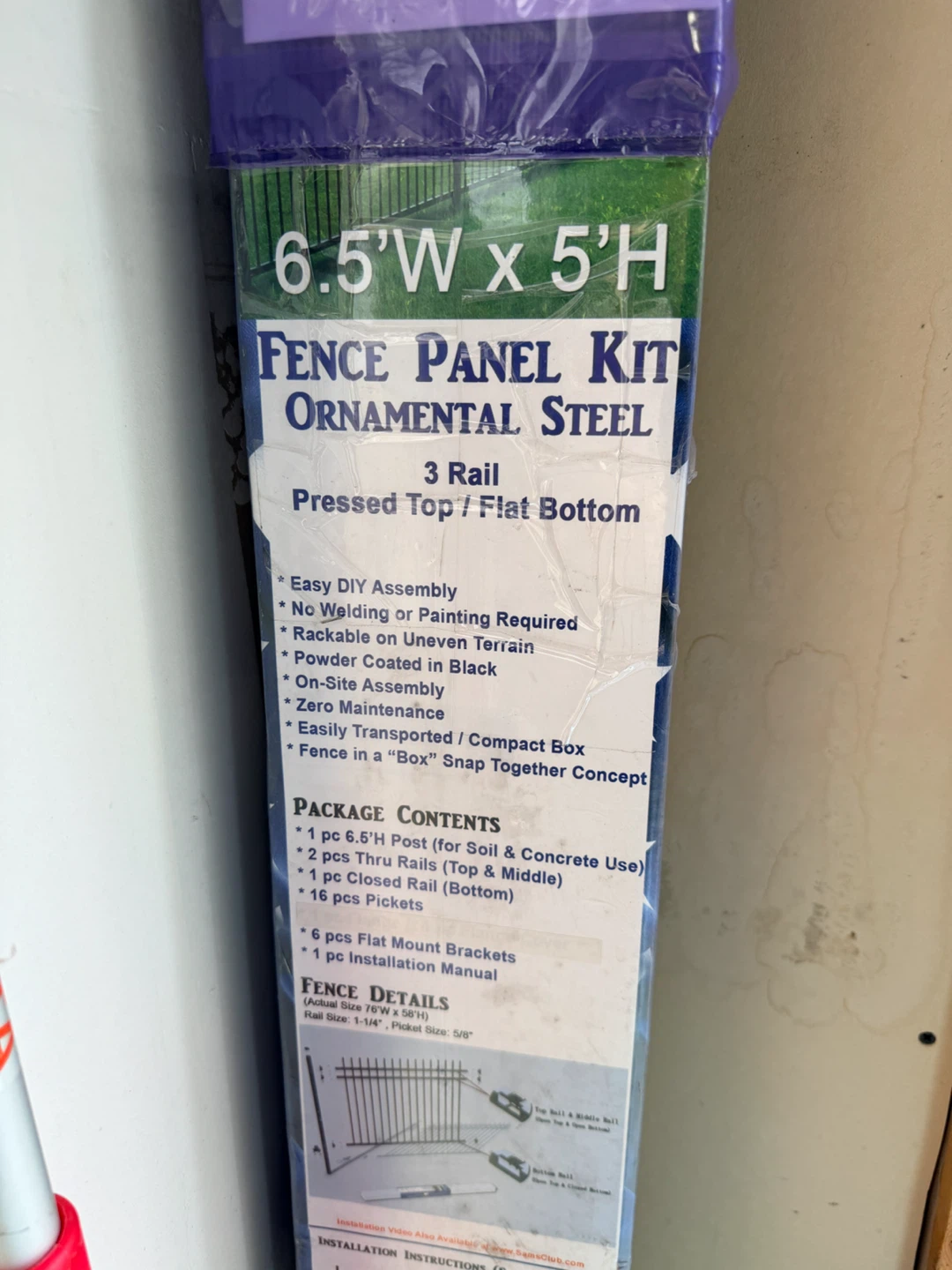 Ornamental Steel Fence Panel Kit