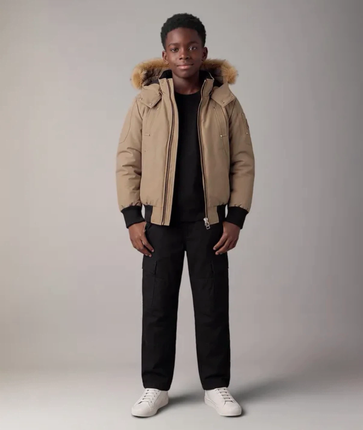Moose Knuckles Kids Bomber Jacket XL – Ashen Bronze - photo 4