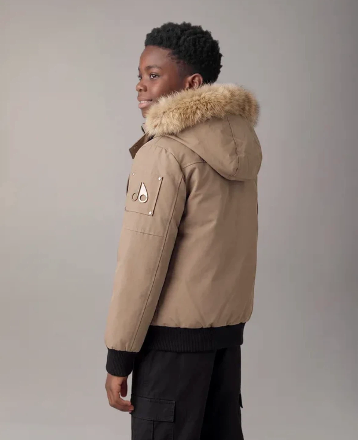 Moose Knuckles Kids Bomber Jacket XL – Ashen Bronze - photo 5