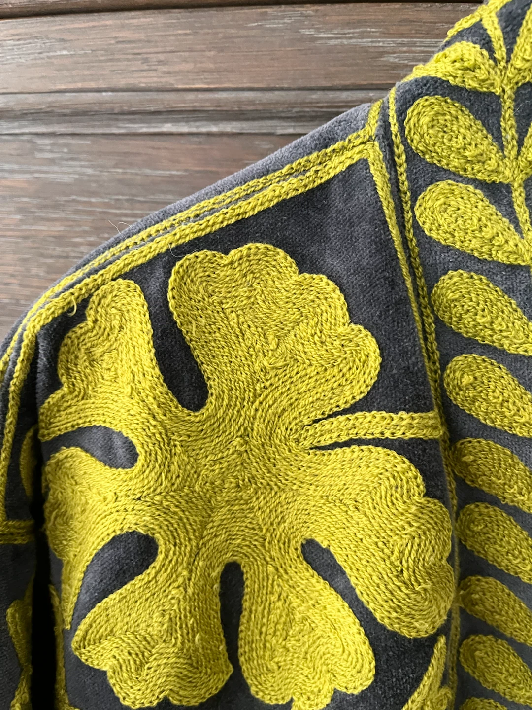 Sumitra Embroidered Velvet Jacket - photo 3
