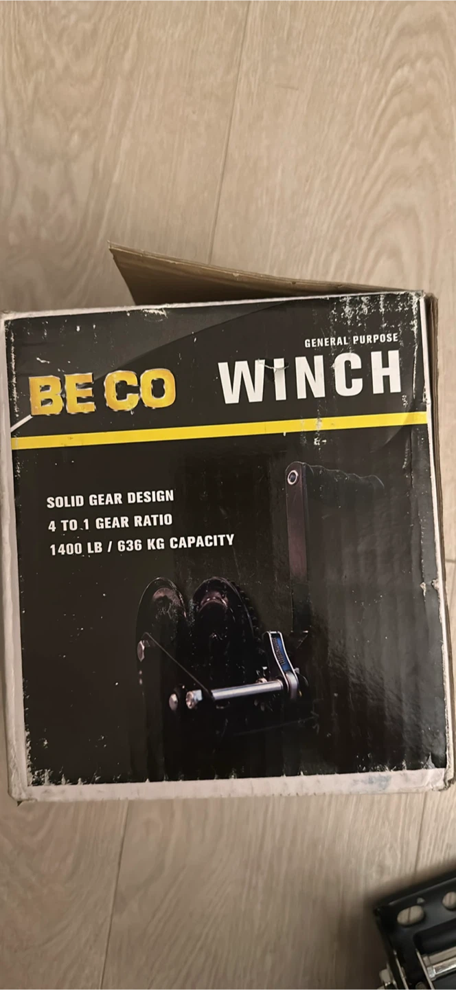 BE CO General Purpose Winch 1400 LB