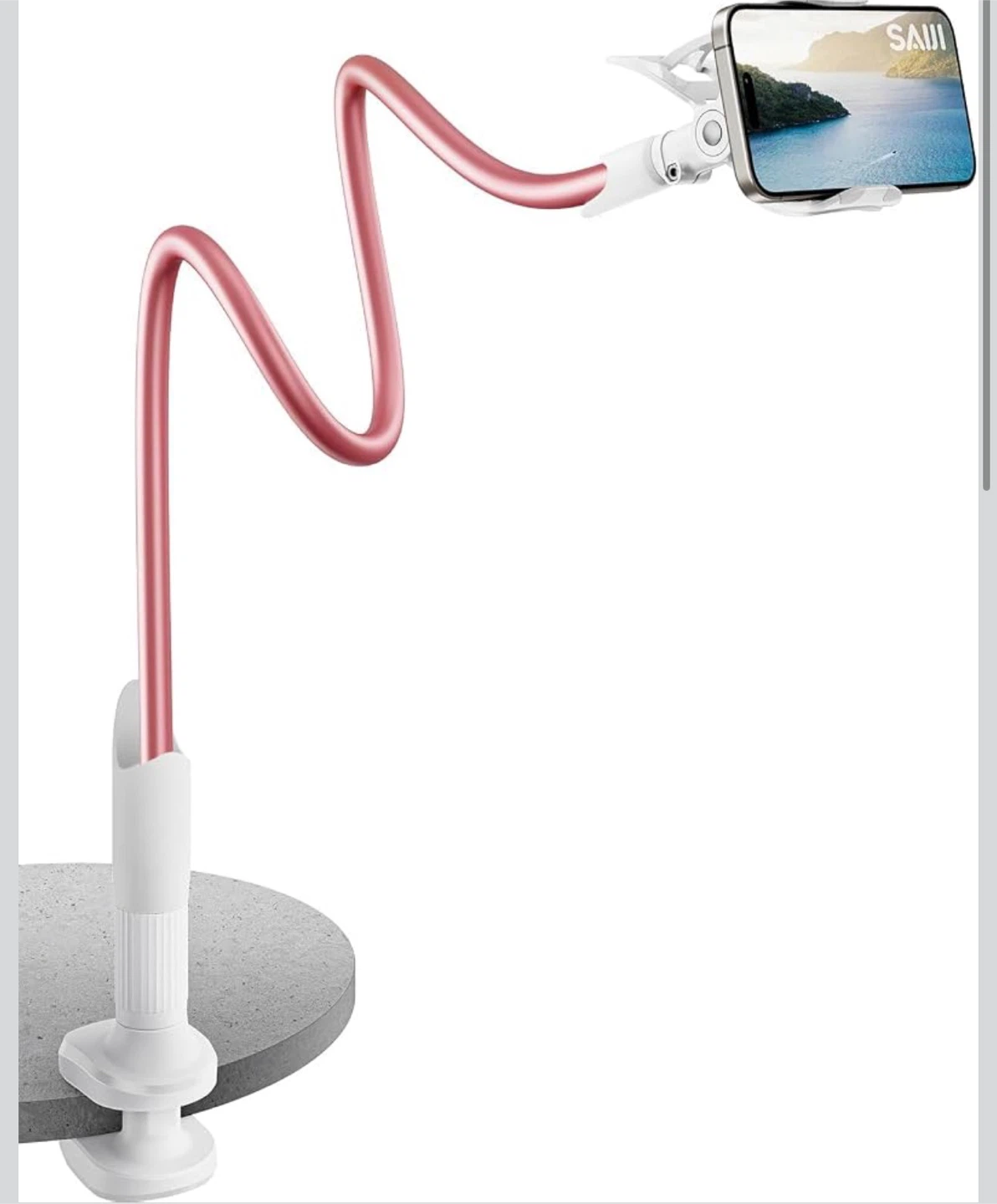 New - SAIJI Gooseneck Phone Holder Stand