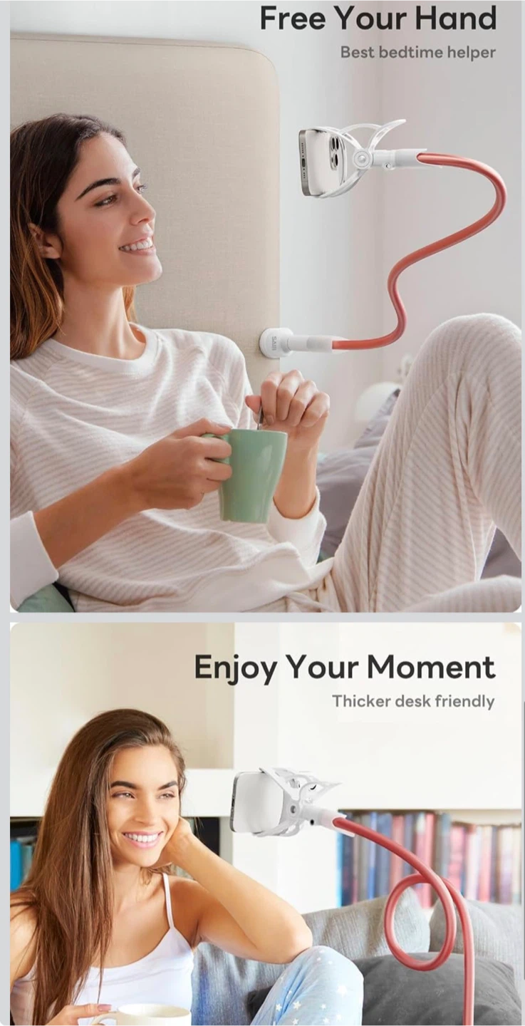 New - SAIJI Gooseneck Phone Holder Stand - photo 4