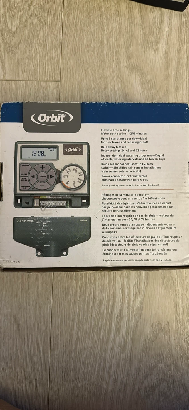 New - Orbit Easy Dial 6-Station Sprinkler Timer - photo 2