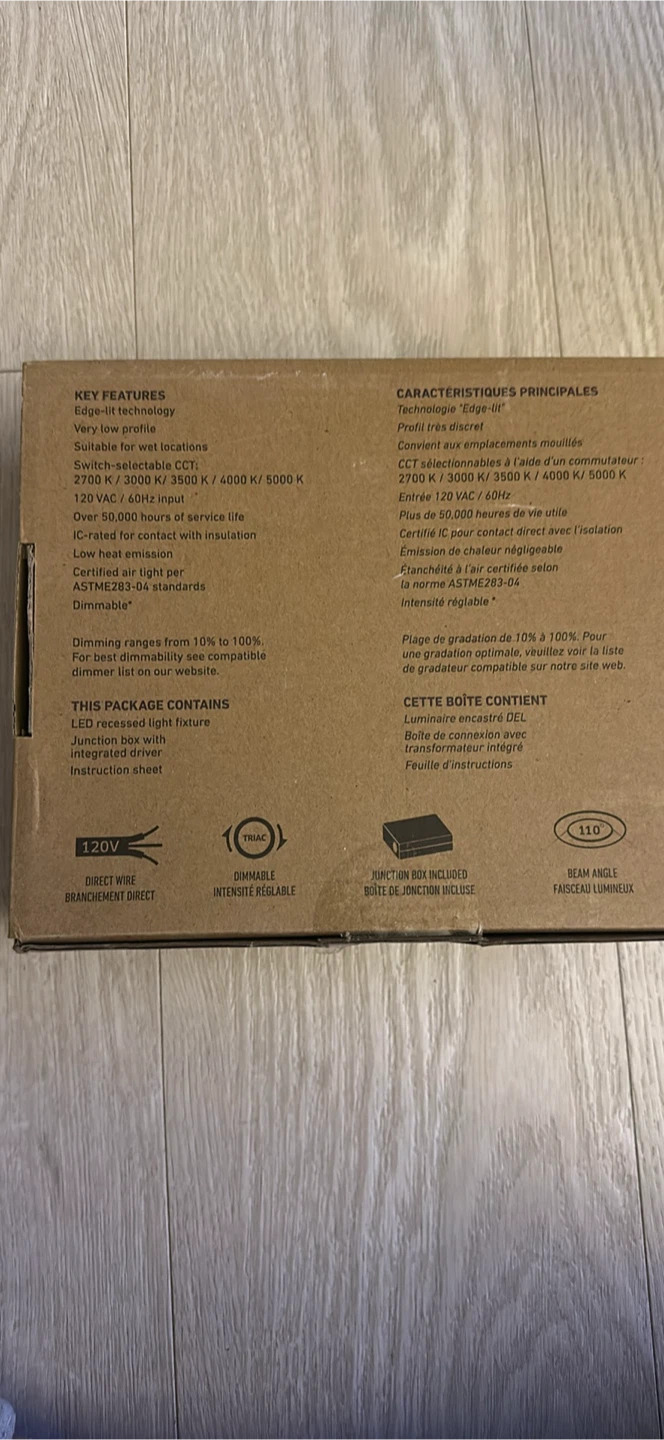 New - Dals Excel 6" Recessed Panel Light 5006-CC - photo 2