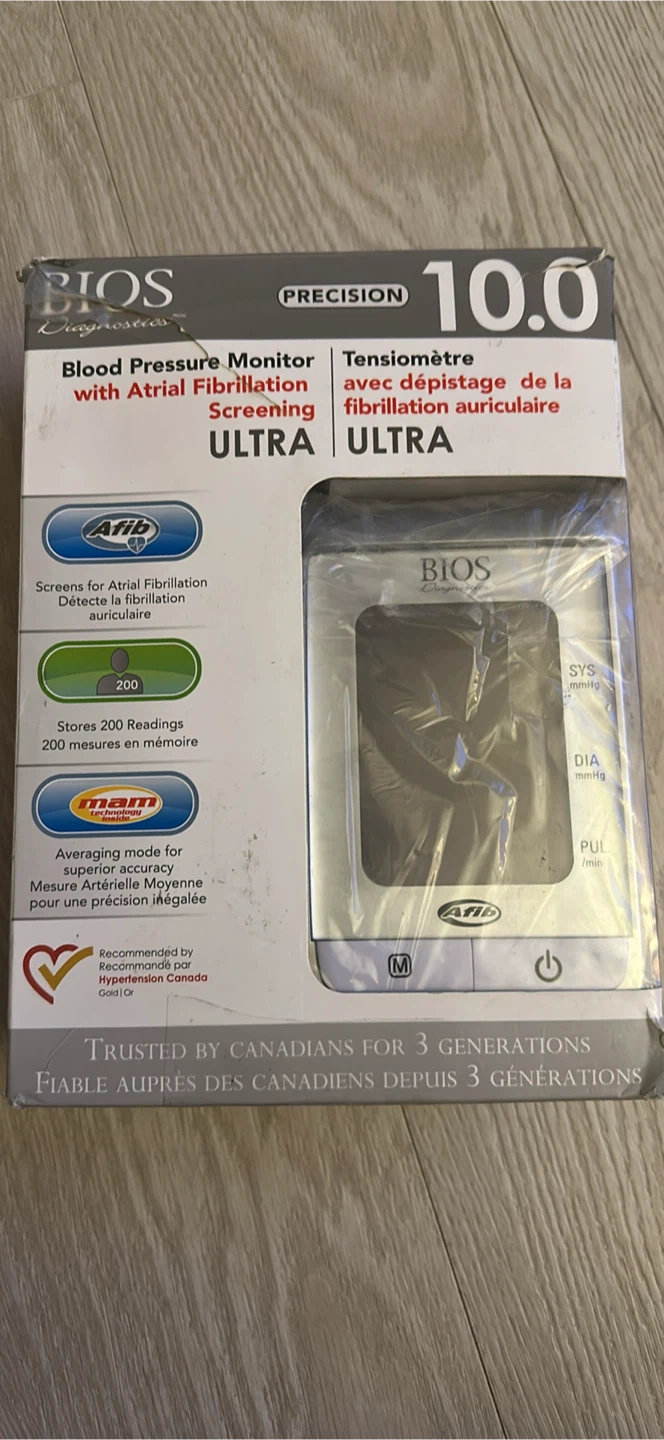 New - BIOS Diagnostics Precision 10.0 Blood Pressure Monitor