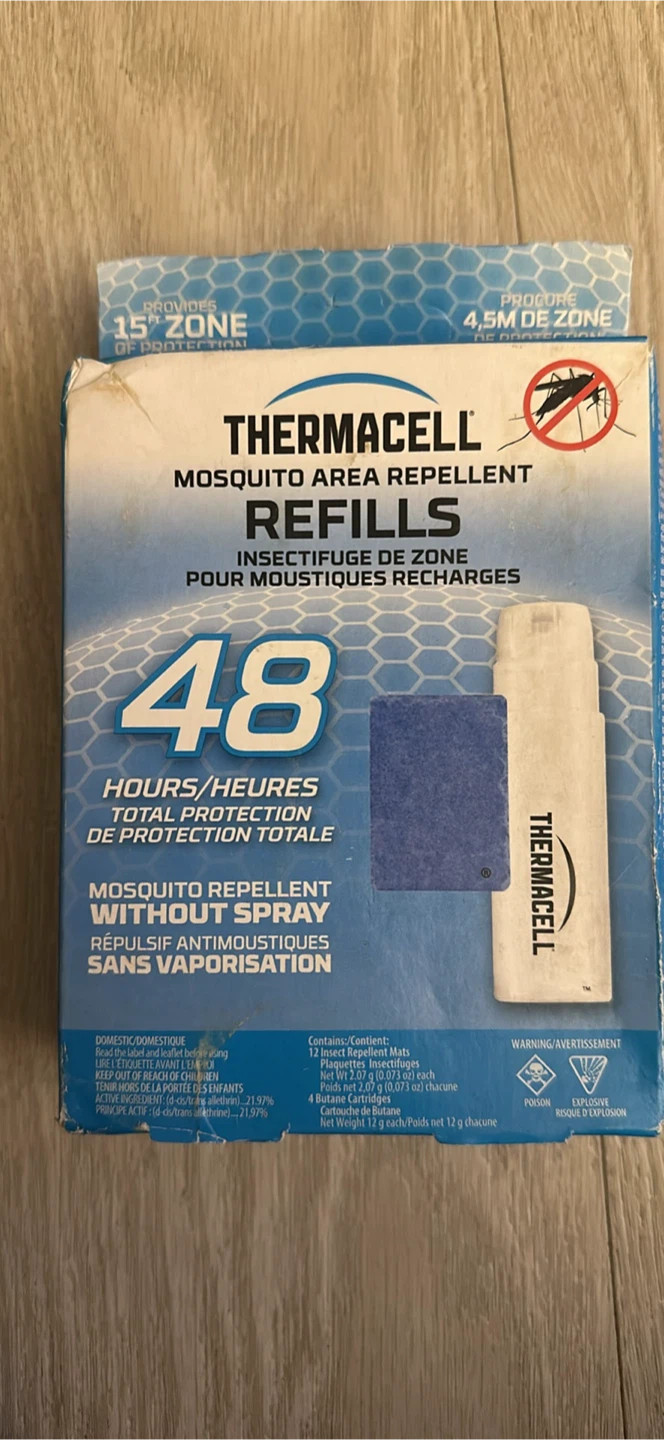 New - Thermacell Mosquito Area Repellent Refills