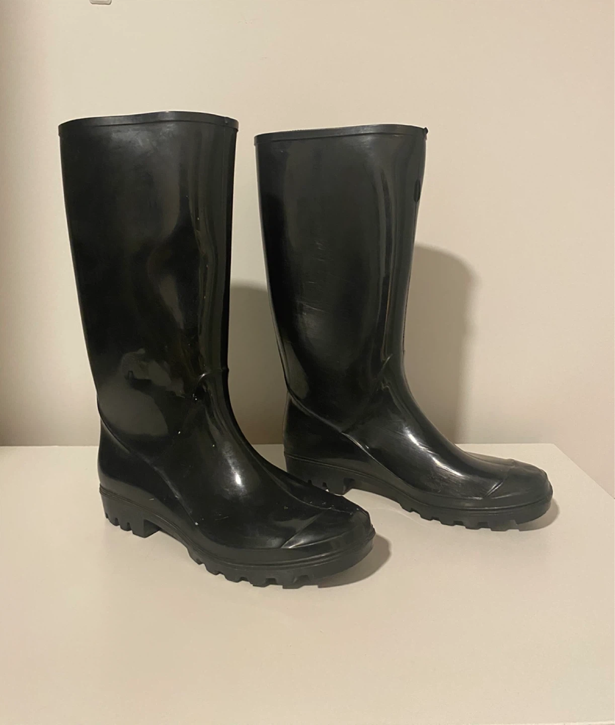 Classic black rubber rain boots - photo 3
