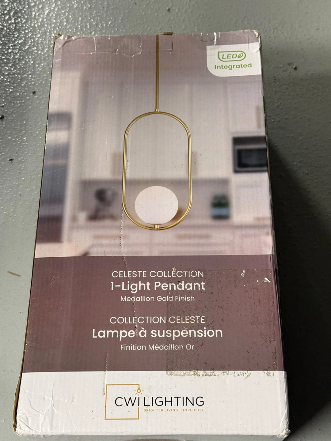 New - CWI Lighting Celeste 1-Light Pendant