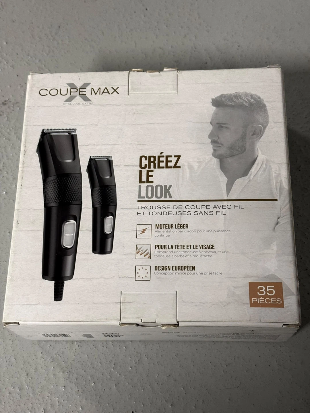 New - Coupe Max 35-Piece Hair and Beard Trimmer Kit