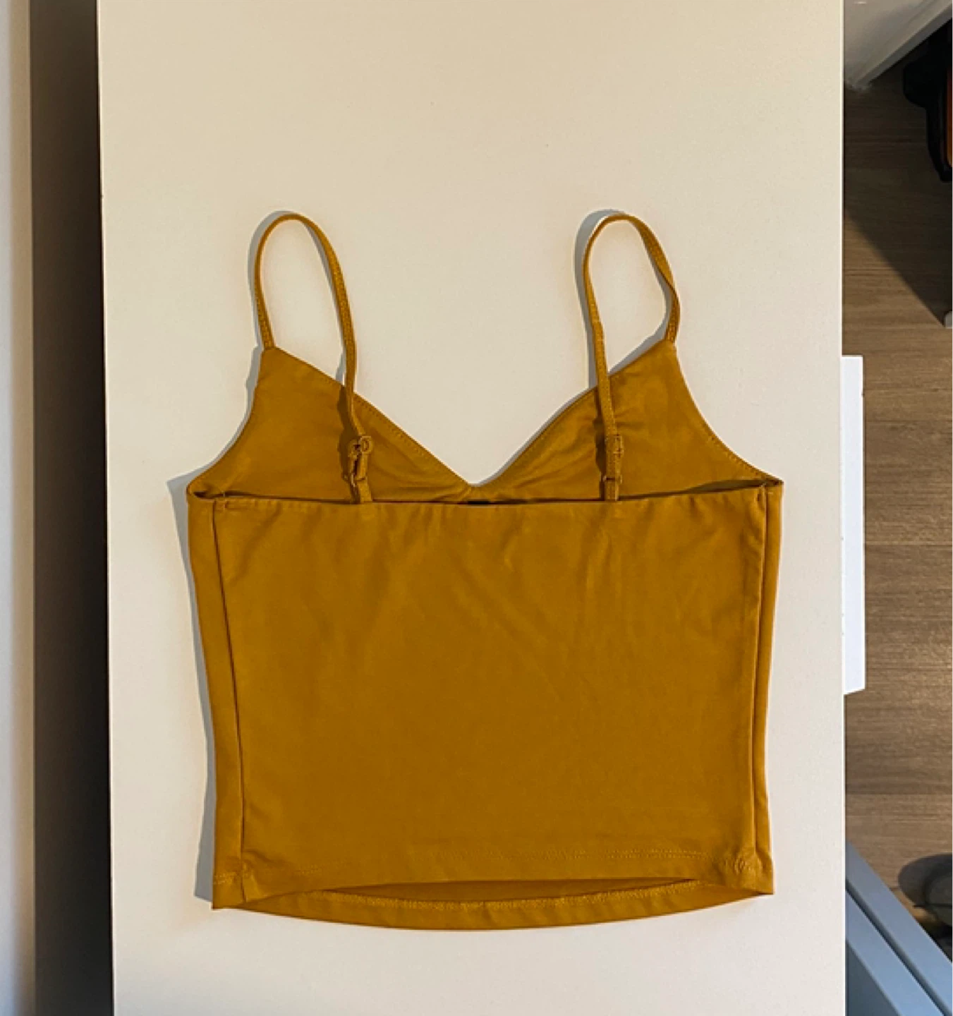 Mustard Yellow V-Neck Tank Top - photo 2