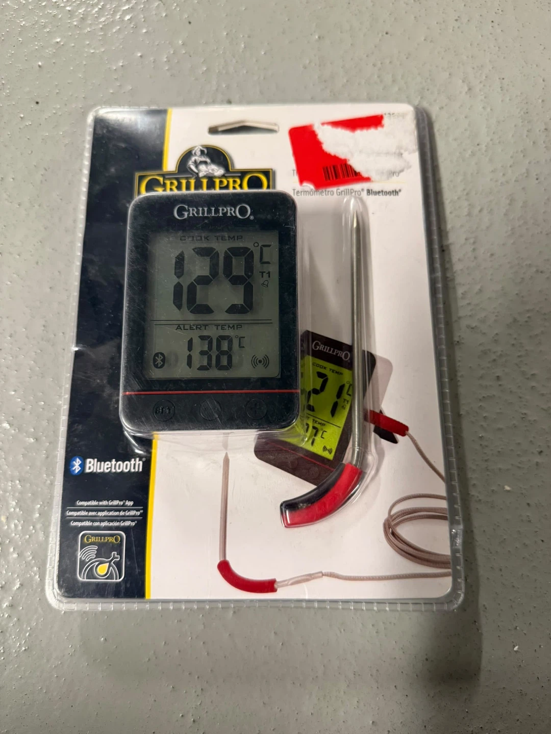 New - GrillPro Bluetooth Meat Thermometer