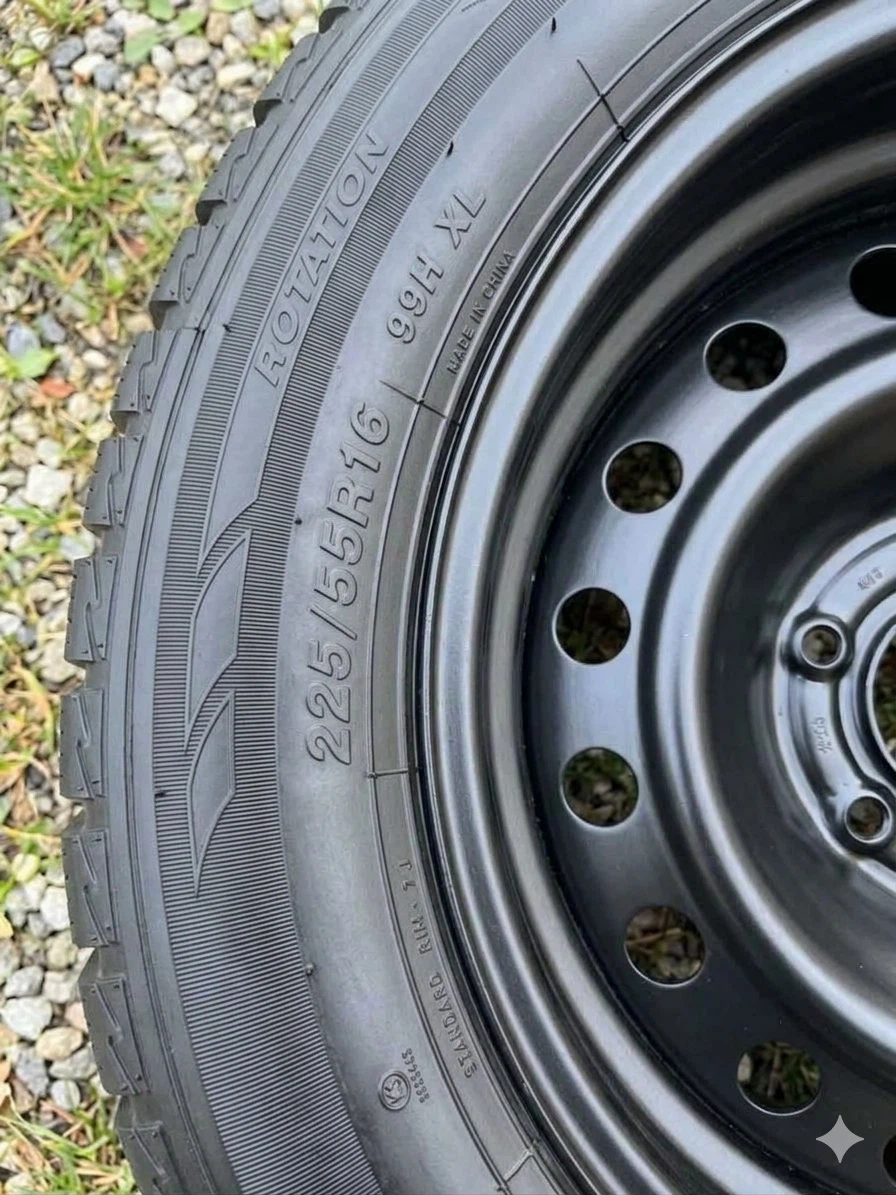 Winter tires 225/55R16 *with rims* - photo 4