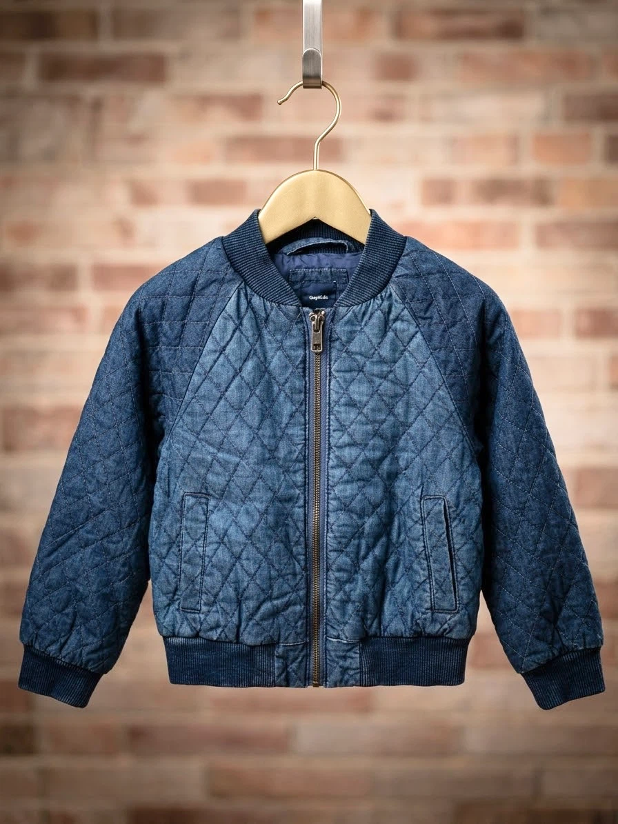 GapKids Quilted Bomber Jacket size XS 4T toddler