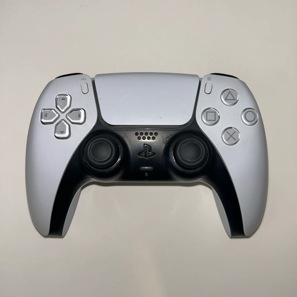 PS5 DualSense Controller (White) - TMR Hall Effect Anti-Drift