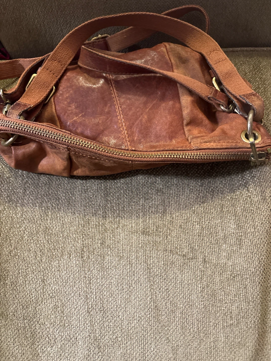Fossil Leather Crossbody Bag - photo 3