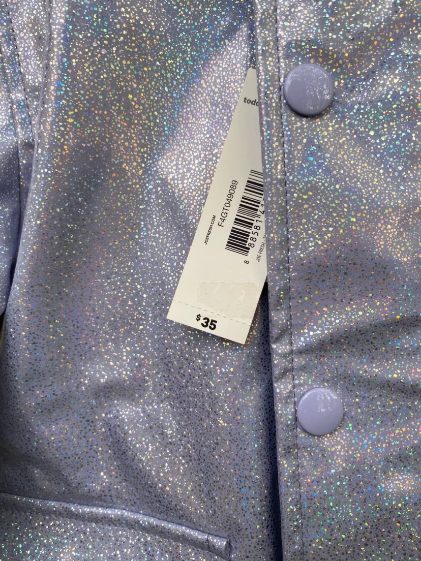 Joe Fresh iridescent toddler raincoat Size 3T - photo 2