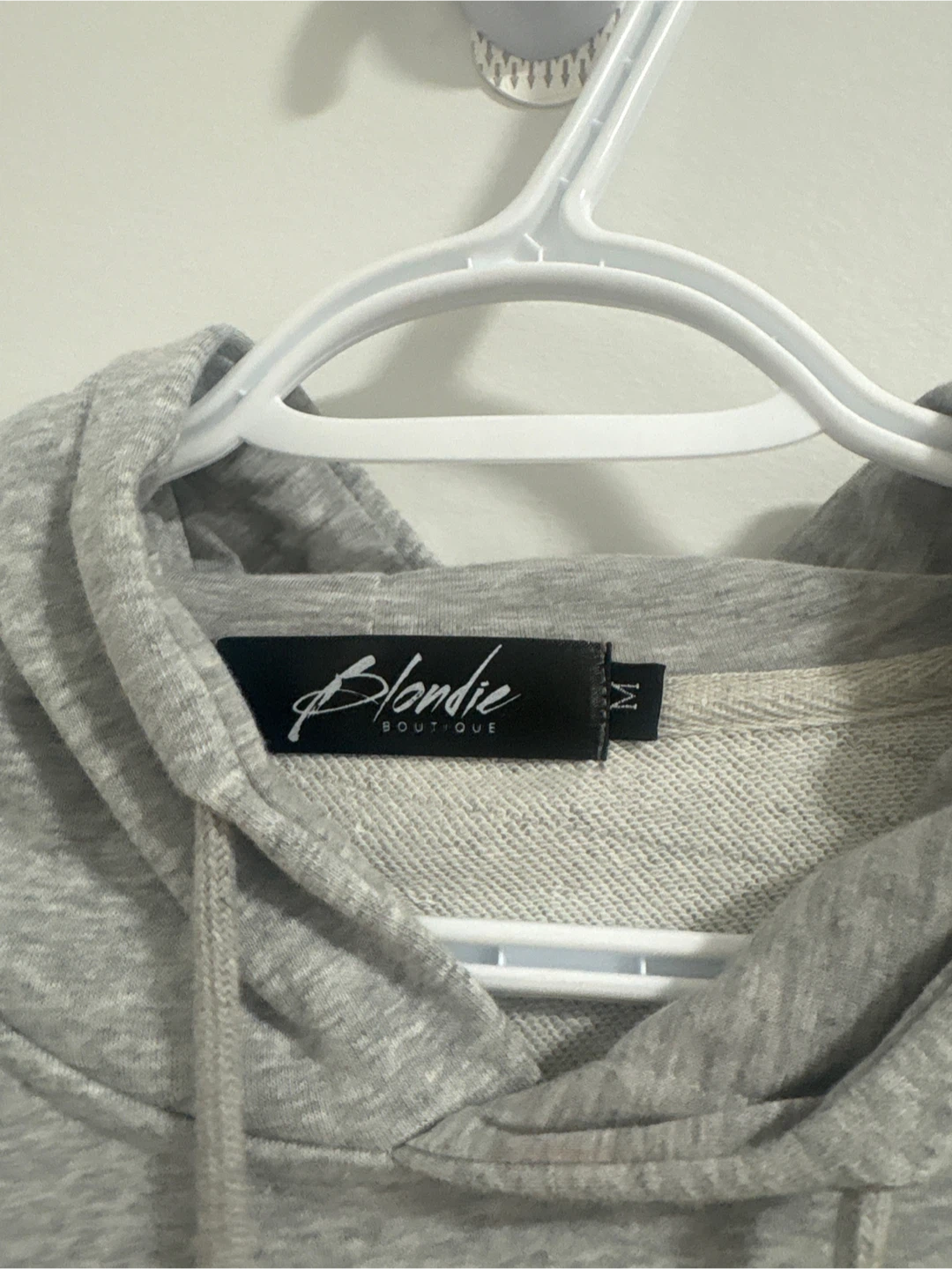 Blondie Boutique Grey Hoodie