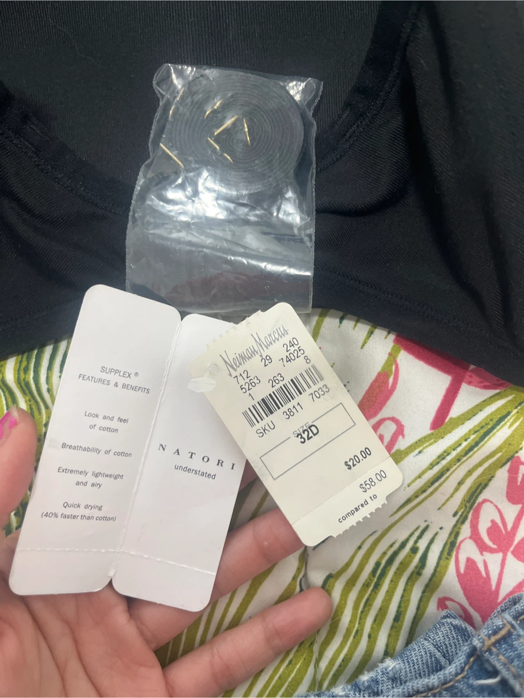 Natori Understated Strapless Bra Black