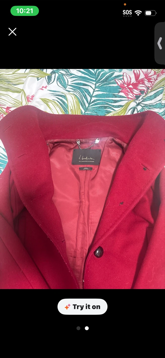 T. Babaton Virgin Wool and Cashmere Coat