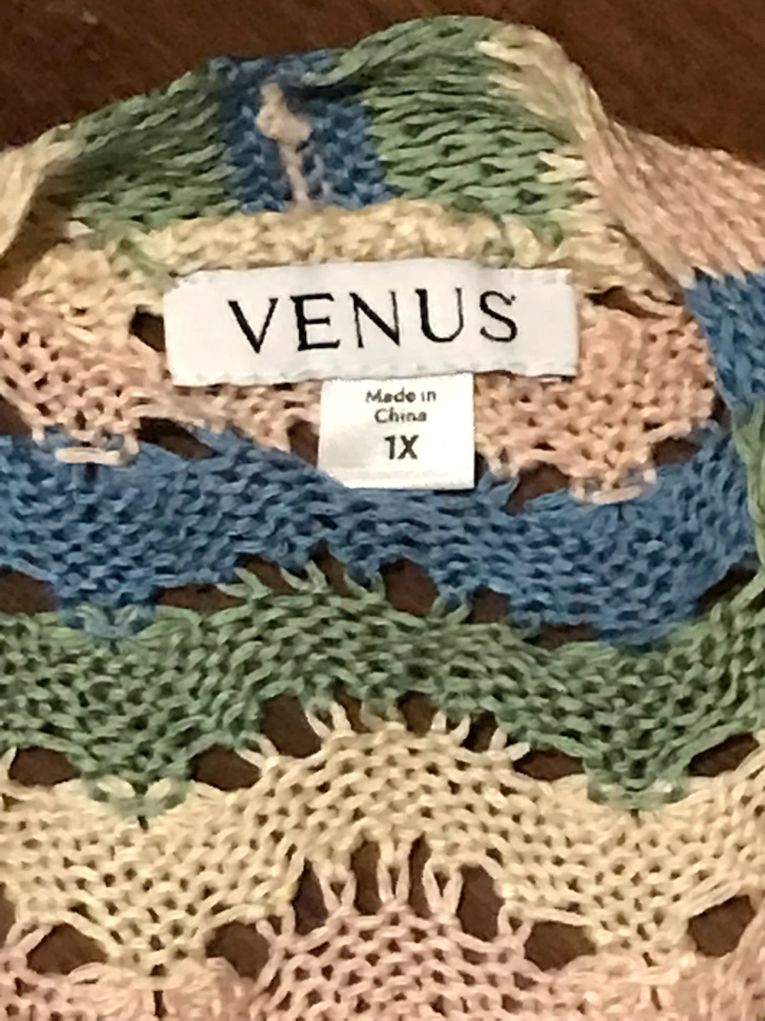 Venus Women's Multi Color Cardigan 1X - photo 5