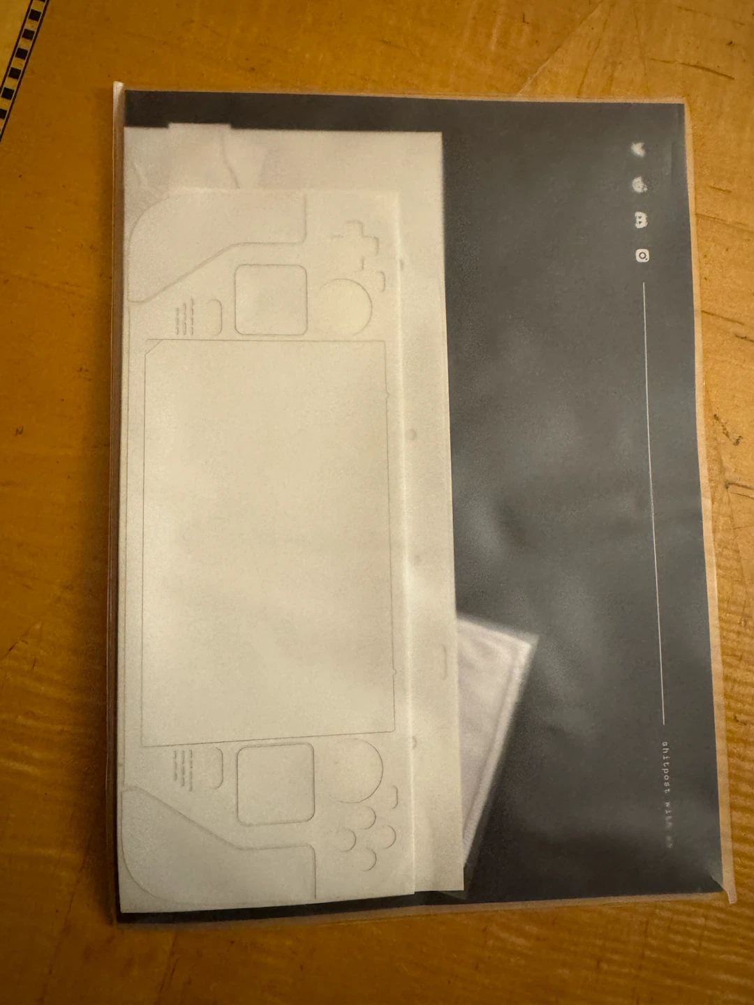 White dbrand Skin for Steam Deck