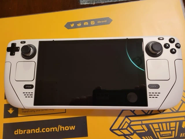 White dbrand Skin for Steam Deck - photo 3