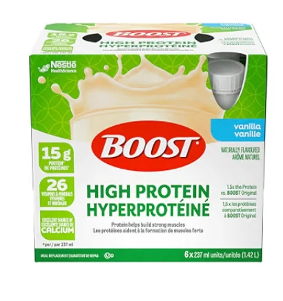 24 Boost High Protein Vanilla Nutritional Drinks (6 pack)