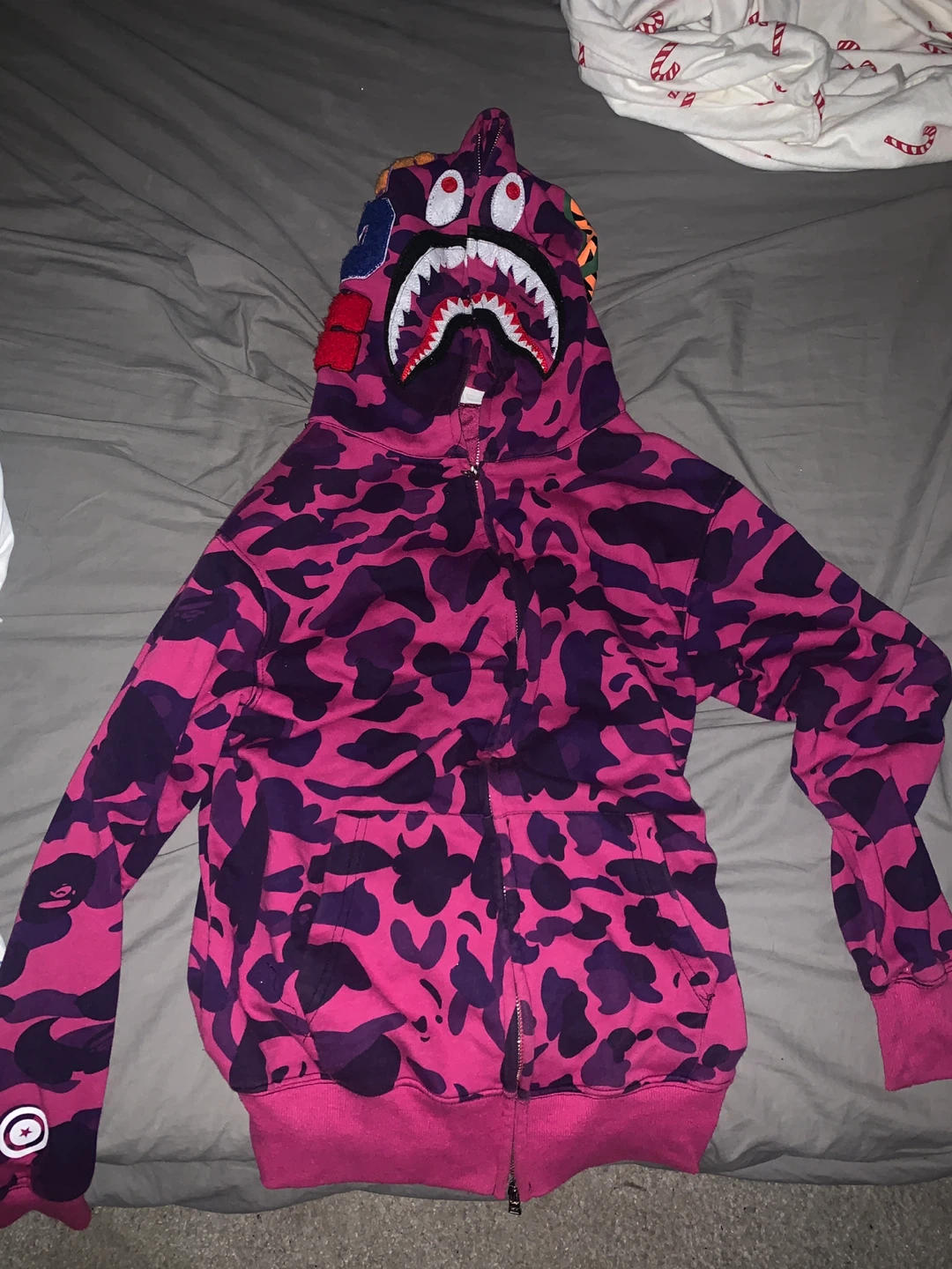 Purple Bape hoodie   TRADE!!