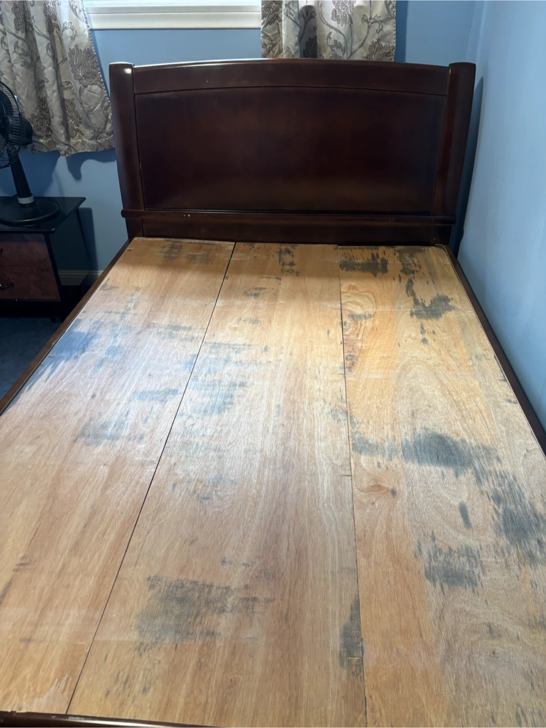 Dark Wood Bed Frame