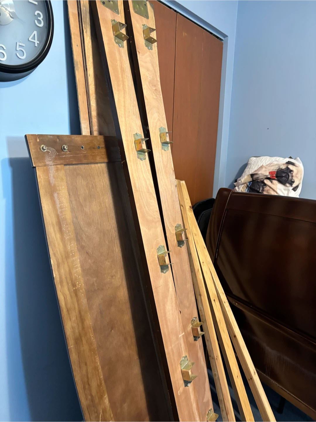 Dark Wood Bed Frame - photo 4
