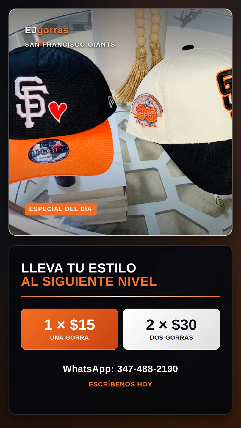 New Era San Francisco Giants 9FORTY Adjustable Caps