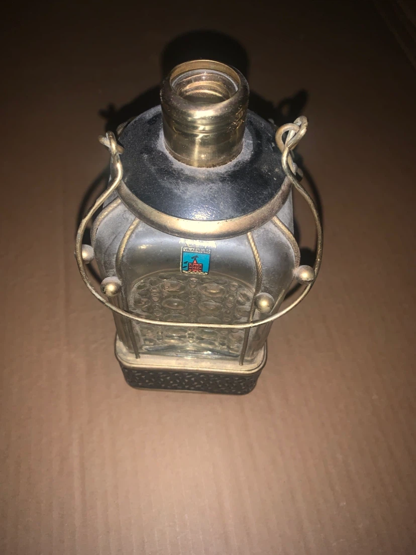 Vintage Crystal and Metal Musical Decanter - photo 3