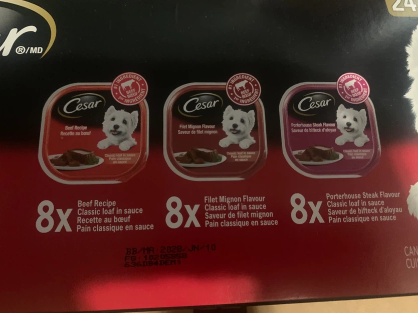 Cesar Beef Selects Dog Food Variety Pack (24 count) - photo 3