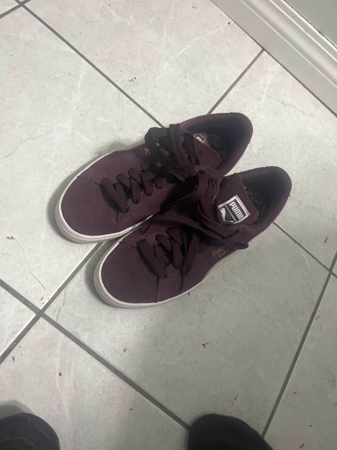 Puma Suede Burgundy Sneakers - photo 2