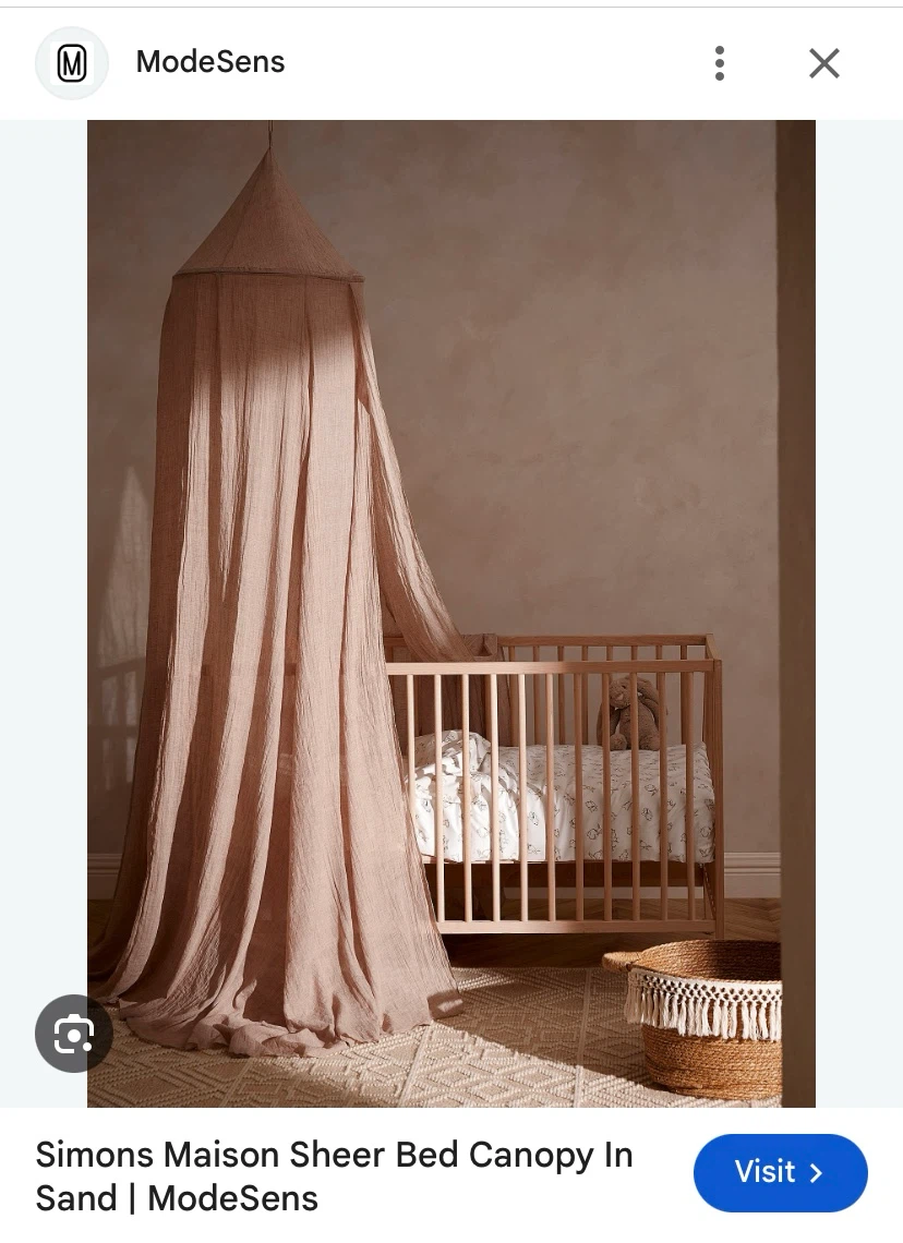 Simons Maison Sheer Bed Canopy