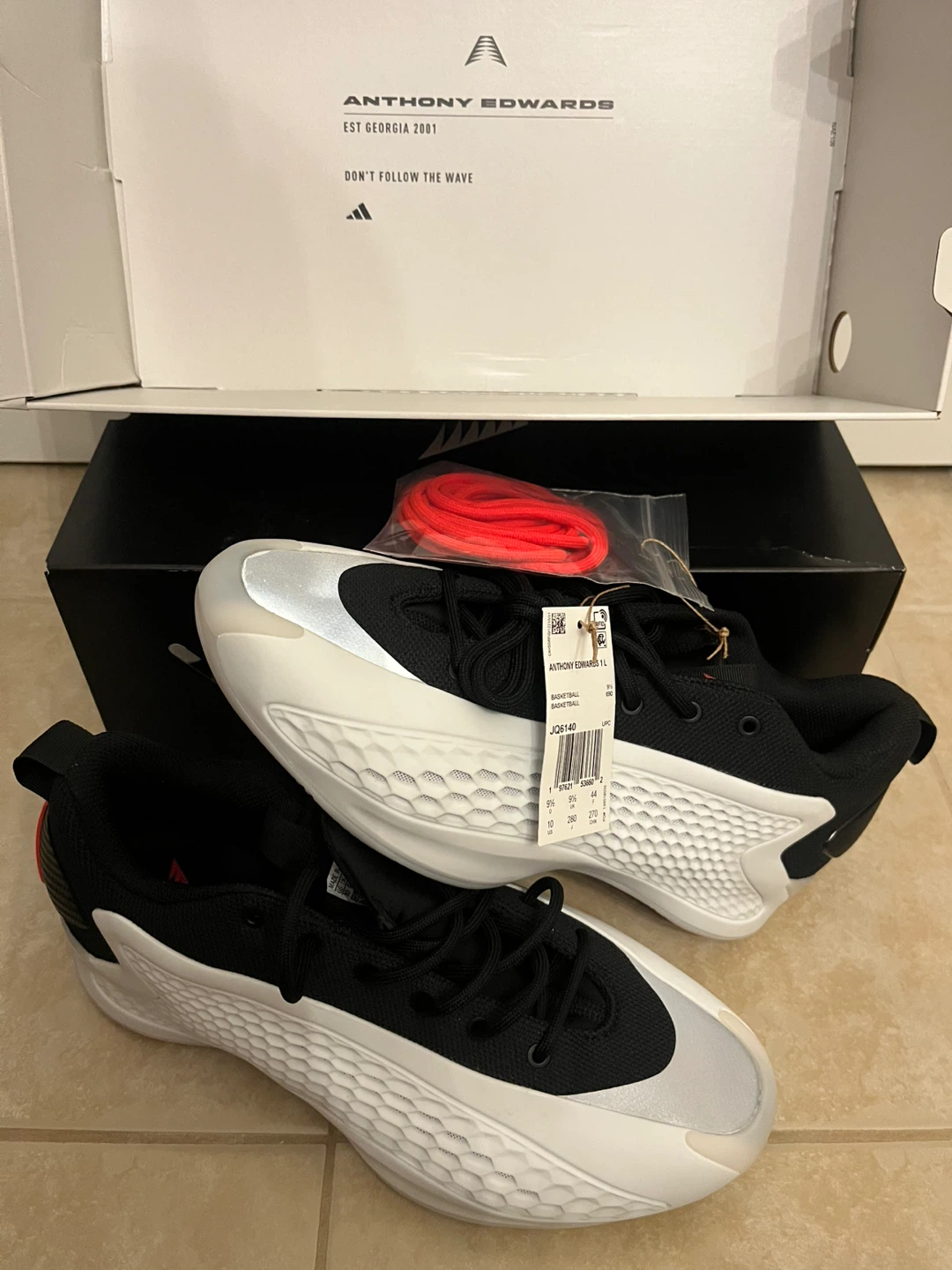 Adidas Anthony Edwards 1 Low Men’s Size 10 Brand New