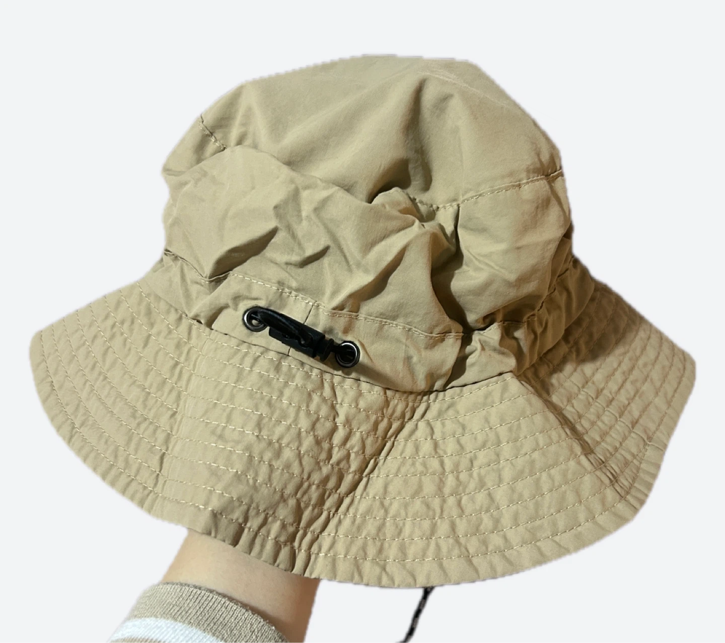 Packable Bucket Hat - Beige - photo 3
